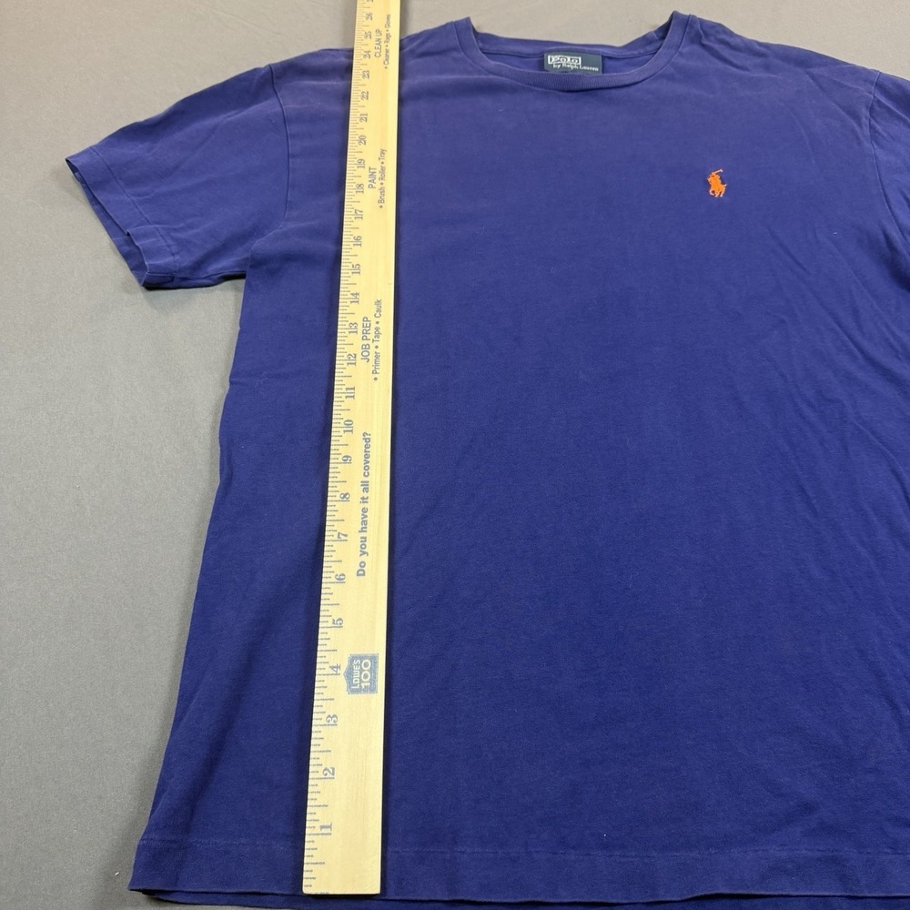 VTG Polo Ralph Lauren Men's T Shirt Size Small Royal Blue Shortsleeve Pullover - Picture 5 of 8